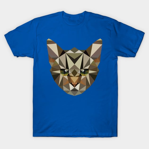 Tabby Cat T-Shirt by MKD